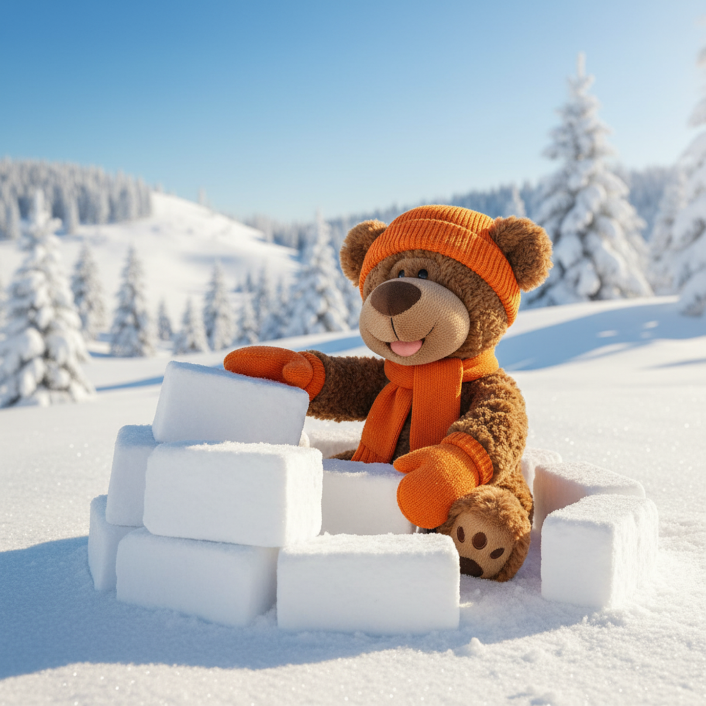 Beau Bear - Fun in the Snow - Book