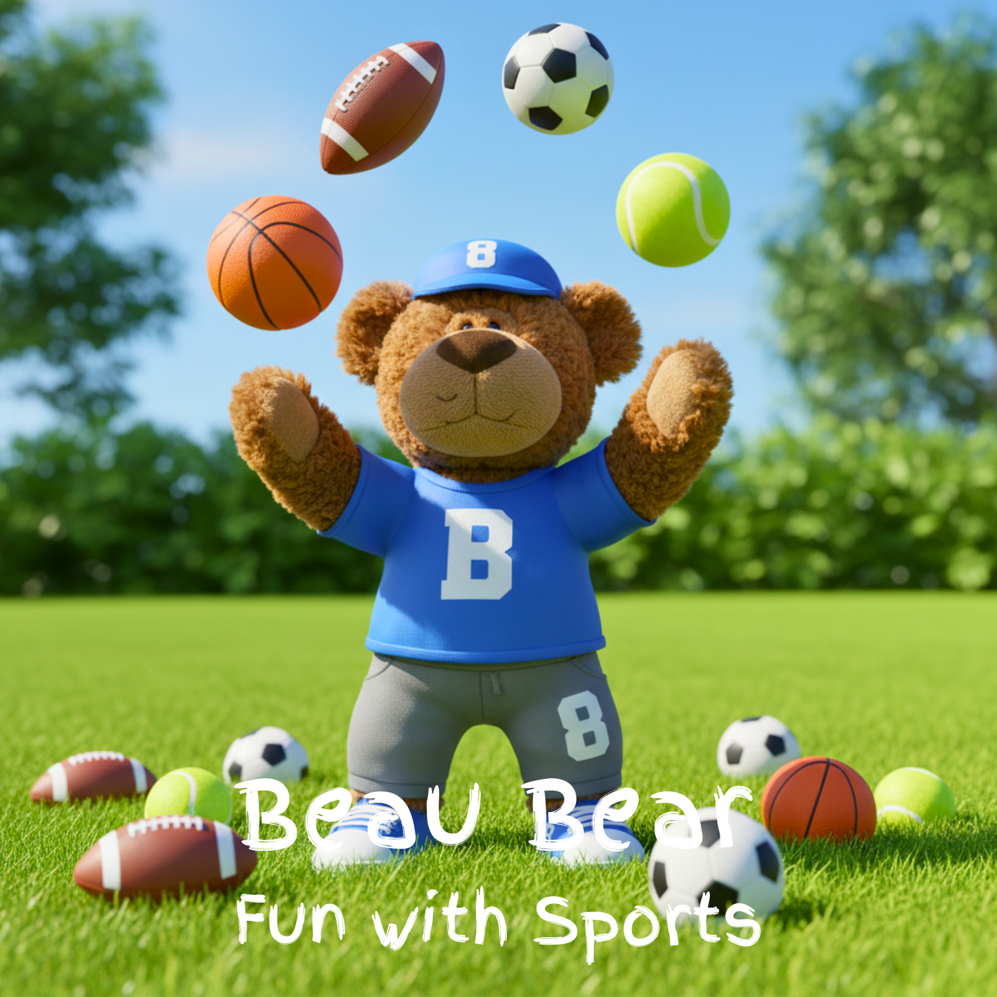 Beau Bear - Fun with Sports - Book