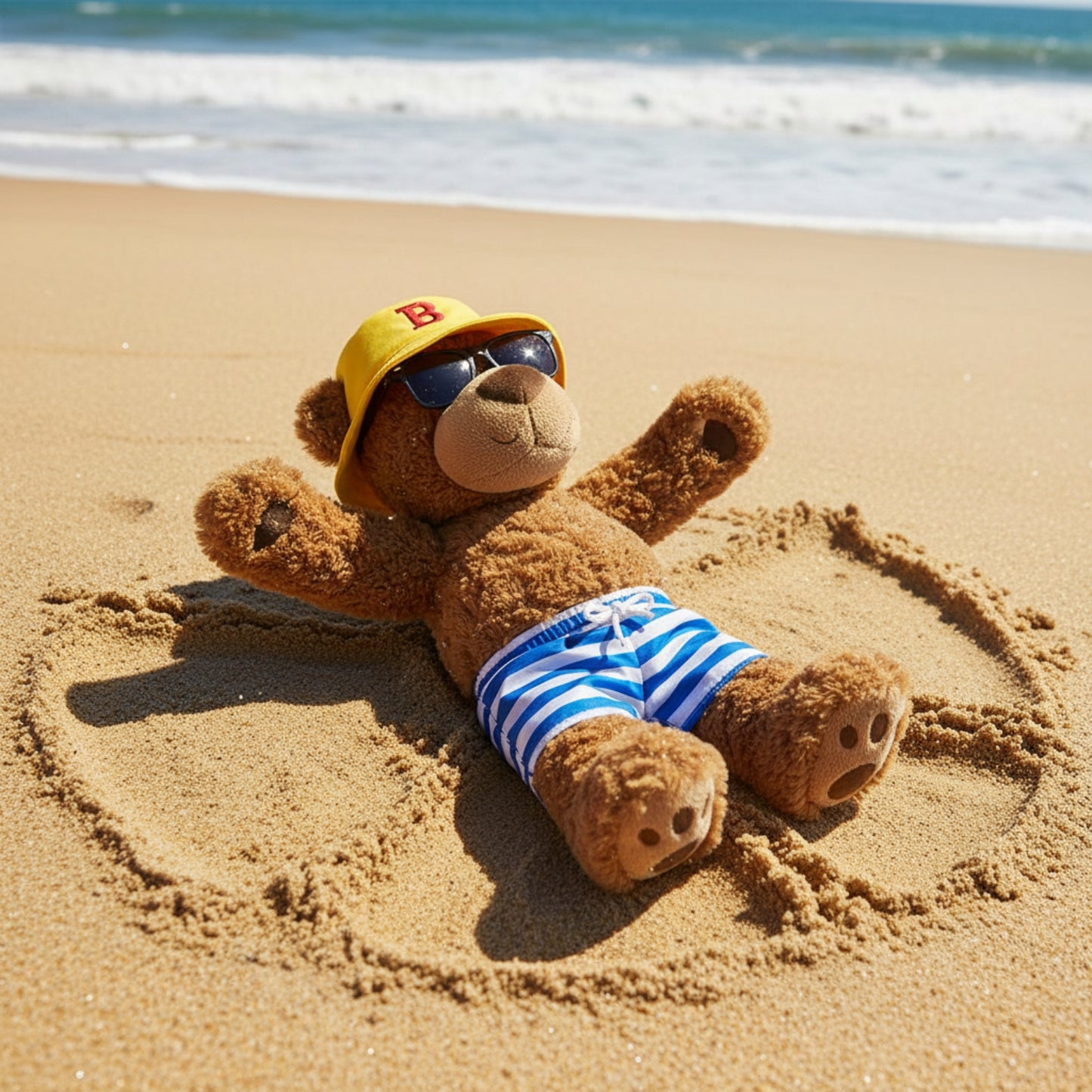 Beau Bear - Fun at the Beach - Book