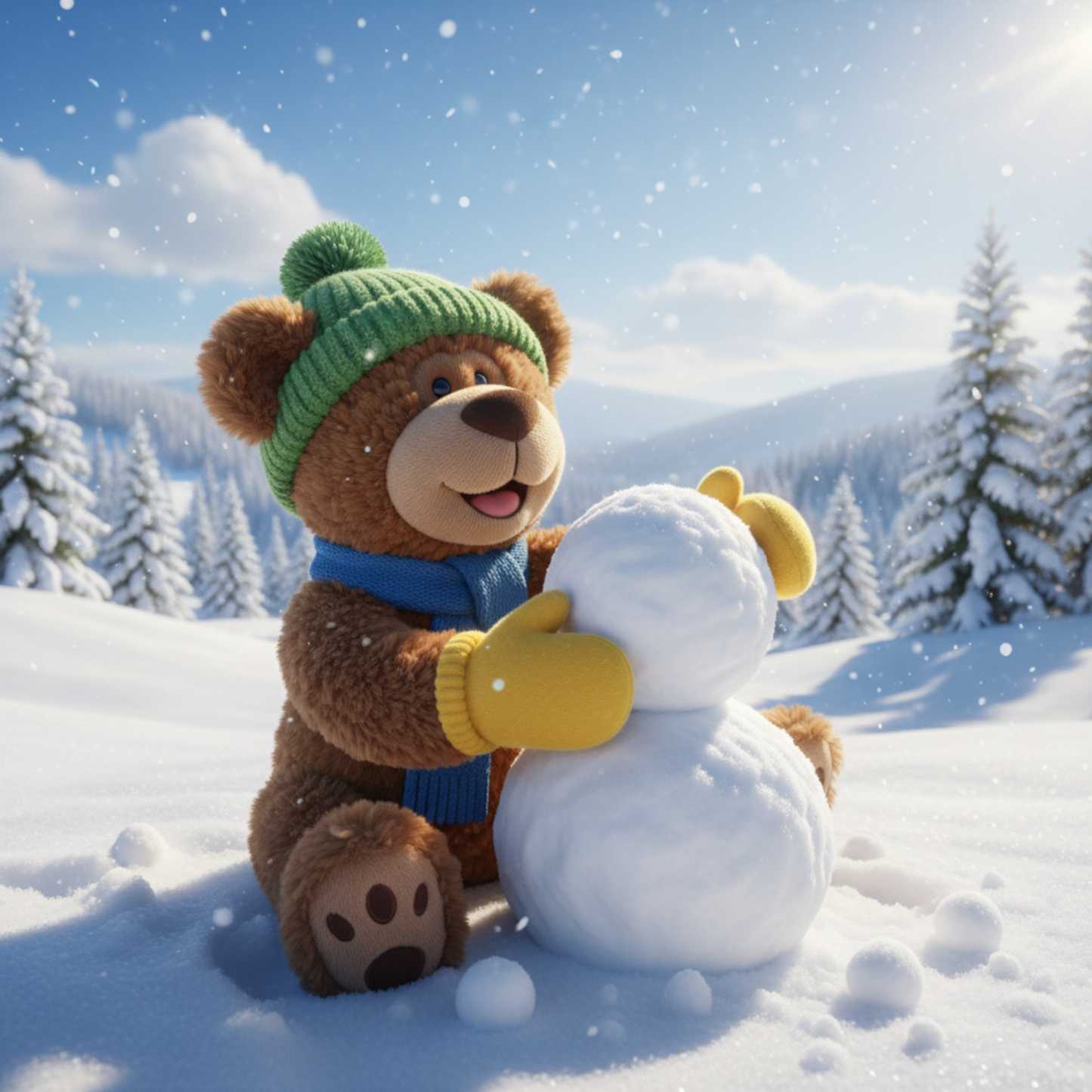 Beau Bear - Fun in the Snow - Book