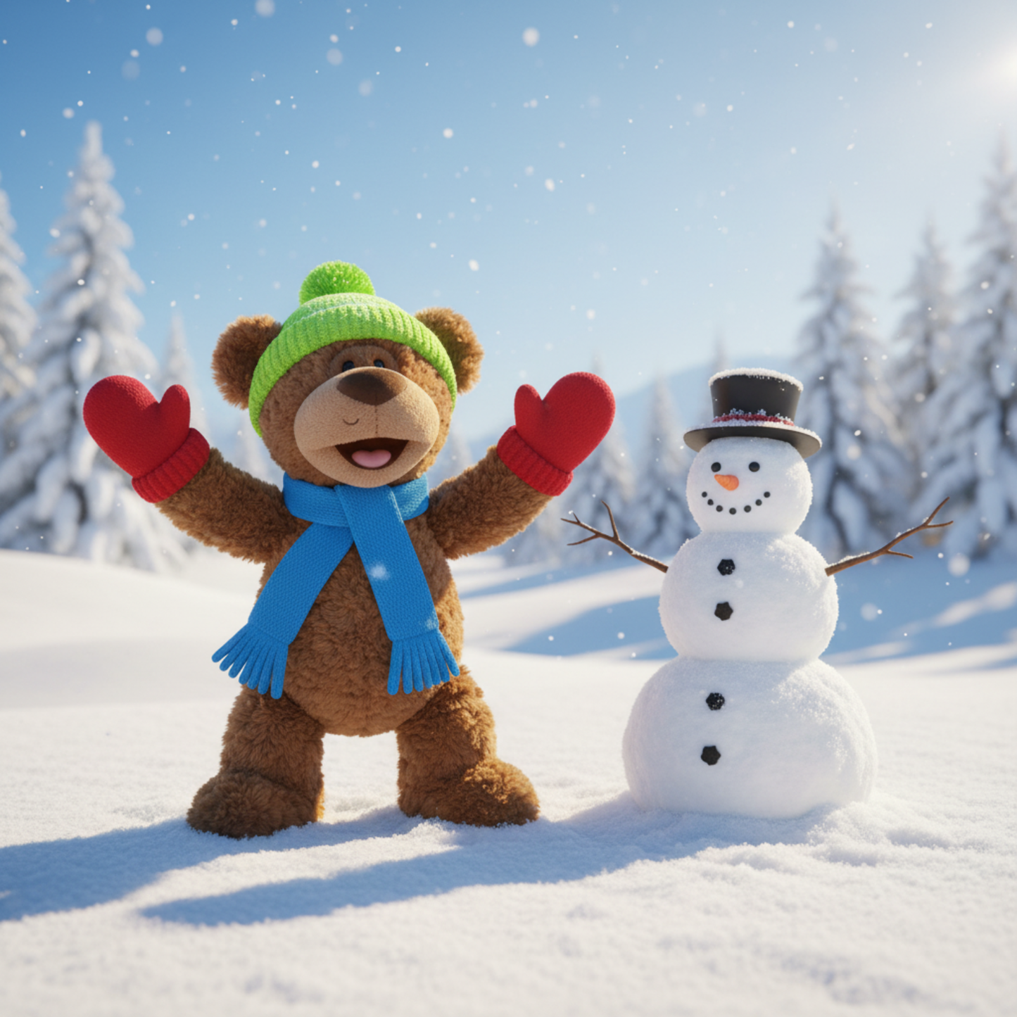 Beau Bear - Fun in the Snow - Book