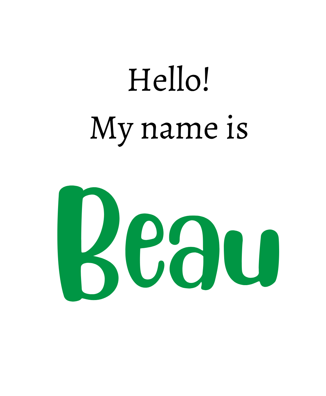 Beau Bear