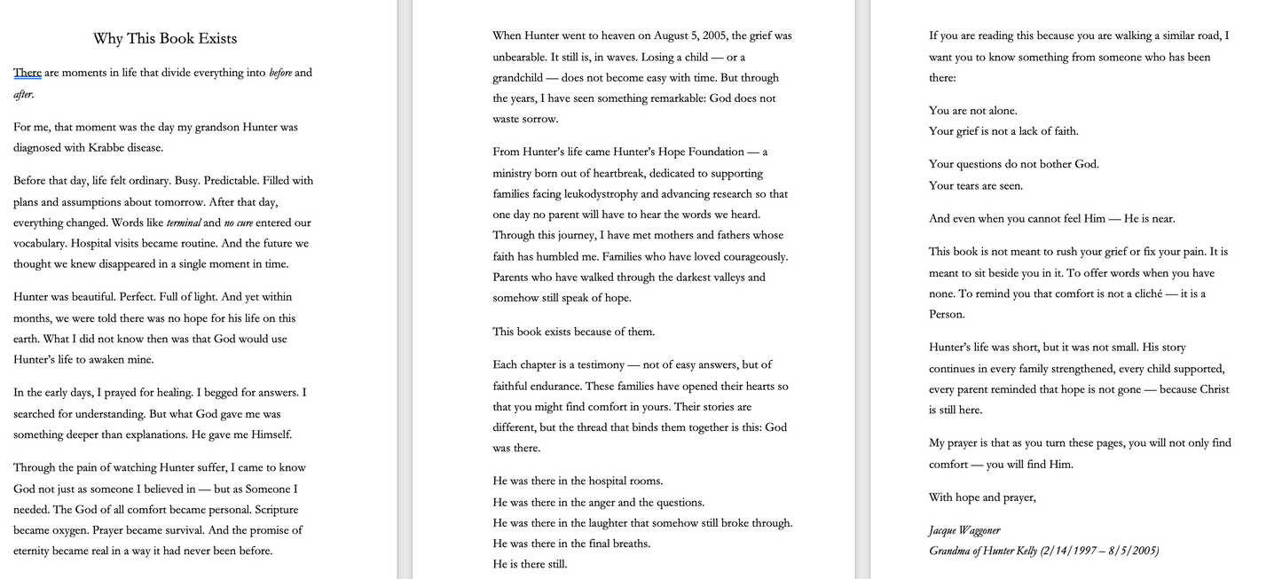 Comfort Booklet (2026 New Release)