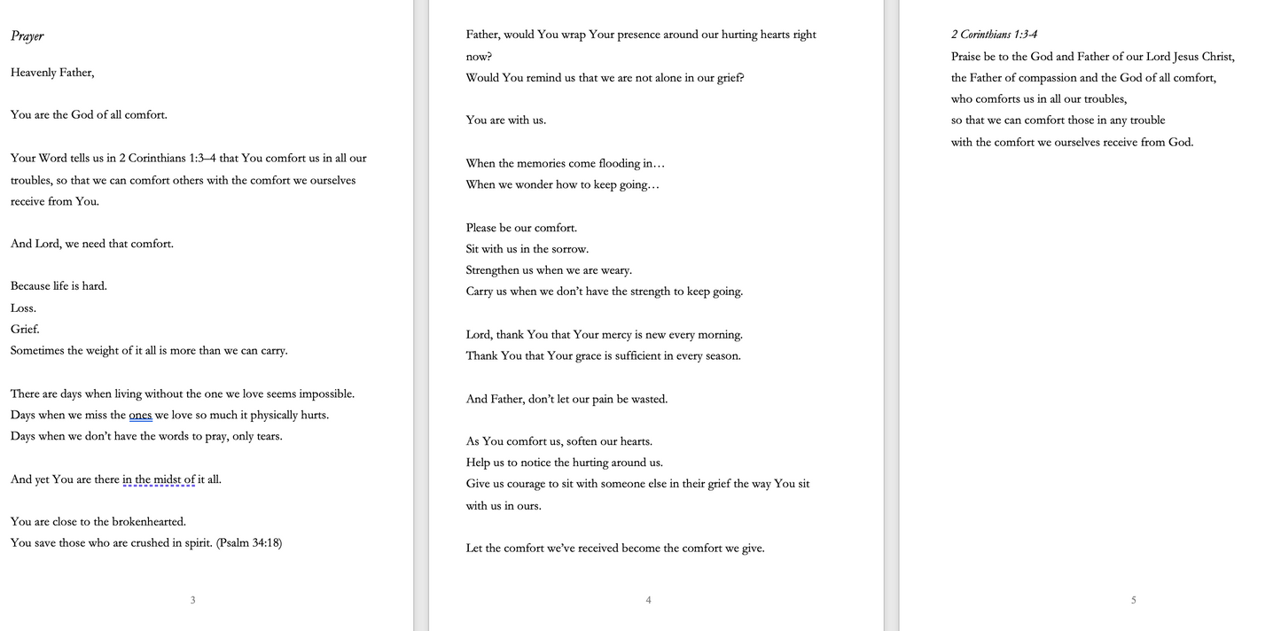 Comfort Booklet (2026 New Release)